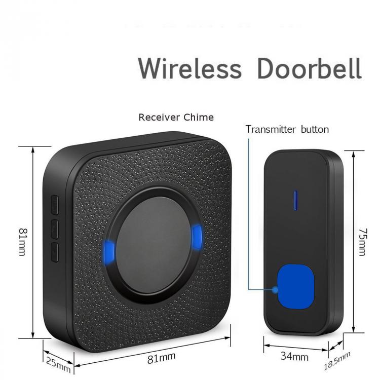 家用直流電池無線電子門鈴遠距離防水音樂門鈴N6SK 直流電池門鈴 第6張