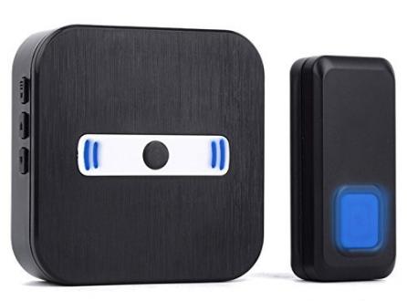 交流供電家用遠距離遙控無線門鈴N8黑色