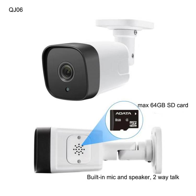 涂鴉tuya室外防水槍機攝像頭1080P高清監控WIFI|LAN|ONVIF攝像機QJ05 室外防水攝像機 第5張