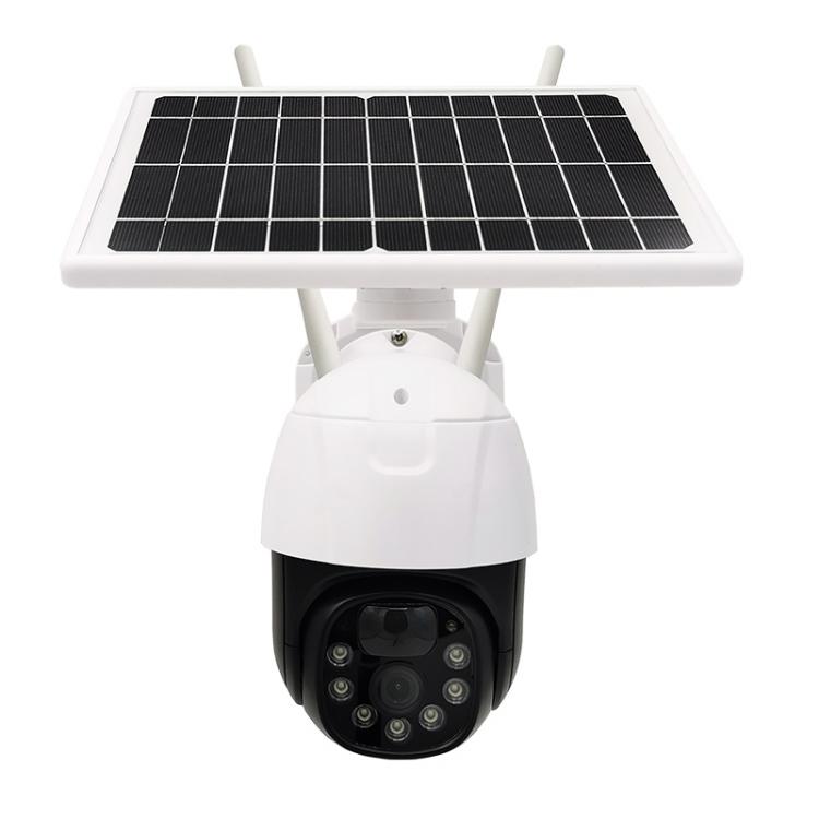 涂鴉2.8寸戶外防水無線球機(jī)Tuya4G太陽能監(jiān)控海思低功耗攝像頭電池?cái)z像機(jī) 4G太陽能攝像機(jī) 第1張