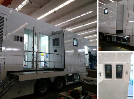 重慶核酸檢測車免接觸視頻語音呼叫對講系統