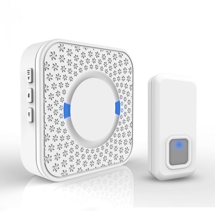 交流供電遠距離遙控無線門鈴N6白色 交流供電門鈴 第1張