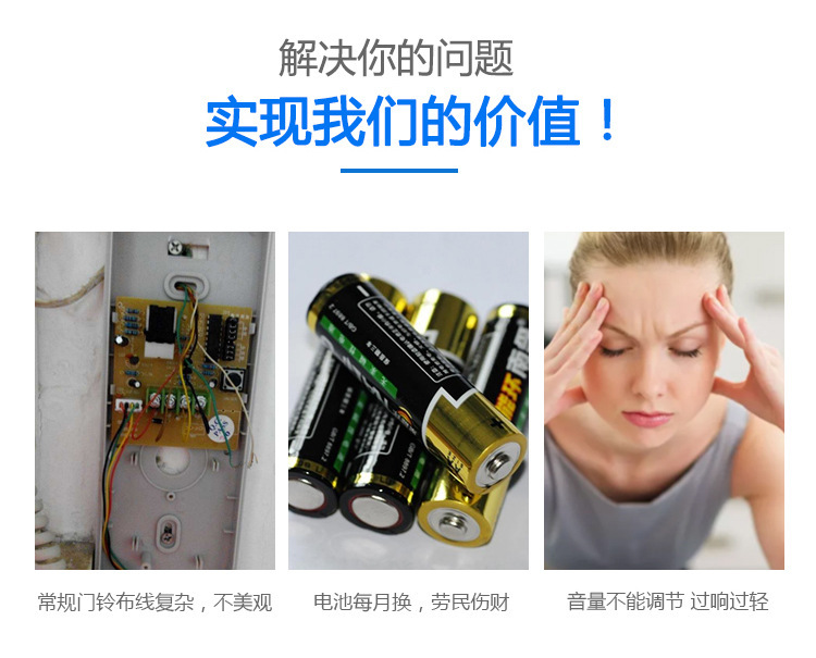 涂鴉低功耗wifi無線電池可視門鈴家用T30Tuya tuya可視門鈴 第5張