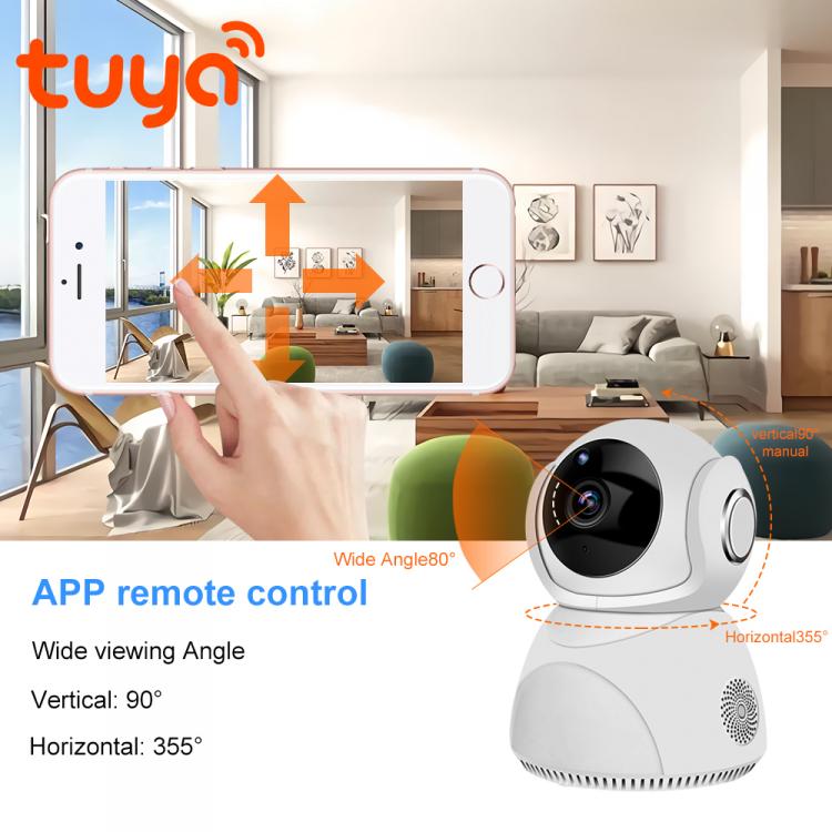 家用WIFI無線網絡攝像機高清300萬TUYA涂鴉智能3MP監控攝像頭YT20 室內網絡攝像機 第5張