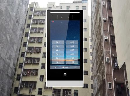 獨棟多戶小區樓宇可視對講舊改涂鴉人臉識別門禁手機對講系統