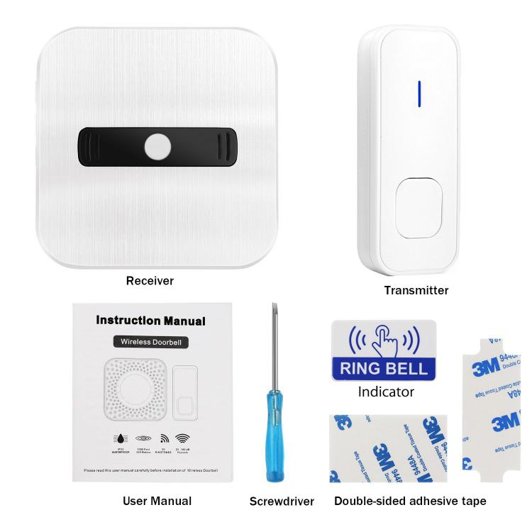 交流供電家用遠距離遙控無線門鈴N8白色 交流供電門鈴 第4張