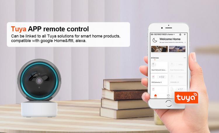 家用IP網(wǎng)絡(luò)攝像機Tuya涂鴉智能云臺WIFI無線監(jiān)控攝像頭高清YT16 室內(nèi)網(wǎng)絡(luò)攝像機 第4張