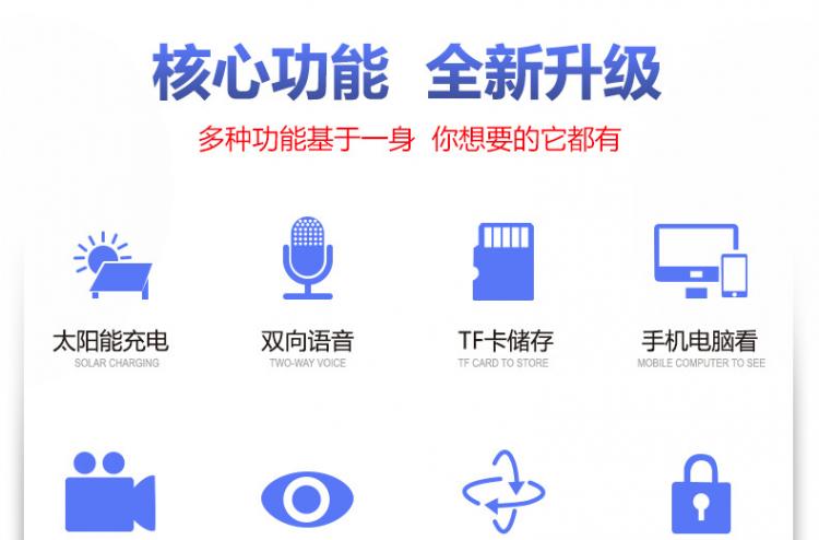 涂鴉智能4G太陽能監控無線低功耗室外防水槍機Tuya攝像機電池攝像頭 4G太陽能攝像機 第3張