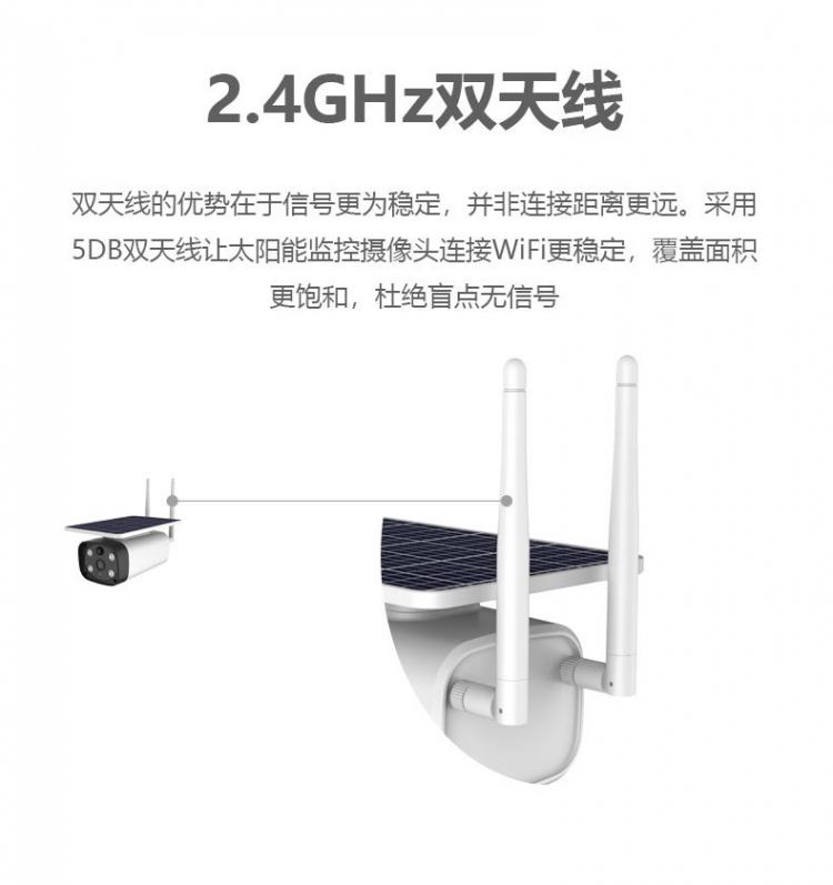涂鴉智能4G太陽能監控無線低功耗室外防水槍機Tuya攝像機電池攝像頭 4G太陽能攝像機 第12張