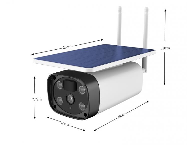 涂鴉智能4G太陽能監控無線低功耗室外防水槍機Tuya攝像機電池攝像頭 4G太陽能攝像機 第21張