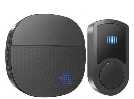 交流供電無線家用防水門鈴300米遠(yuǎn)距離傳輸55首鈴聲美規(guī)歐規(guī)英規(guī)澳規(guī)日規(guī)插頭無線門鈴N98G