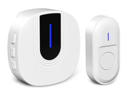 交流供電無線家用防水門鈴300米遠(yuǎn)距離傳輸55首鈴聲美規(guī)歐規(guī)英規(guī)澳規(guī)日規(guī)插頭無線門鈴N99D