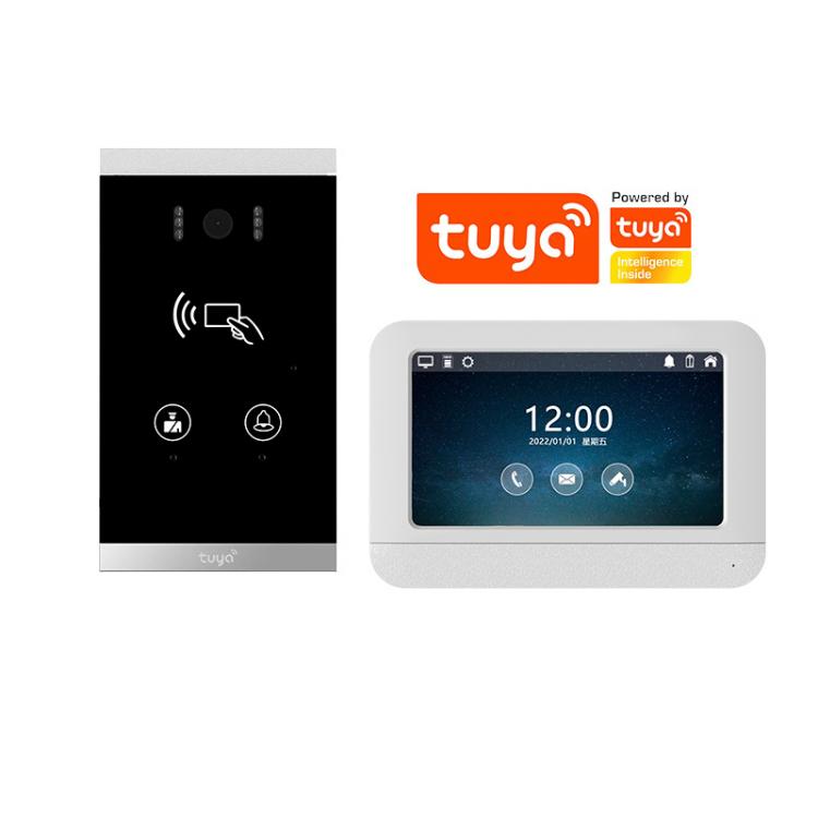 家家安TUYA涂鴉H6銀行一鍵呼叫雙向視頻對講信用社呼叫視頻對講聯動開鎖套裝 品牌動態 第4張