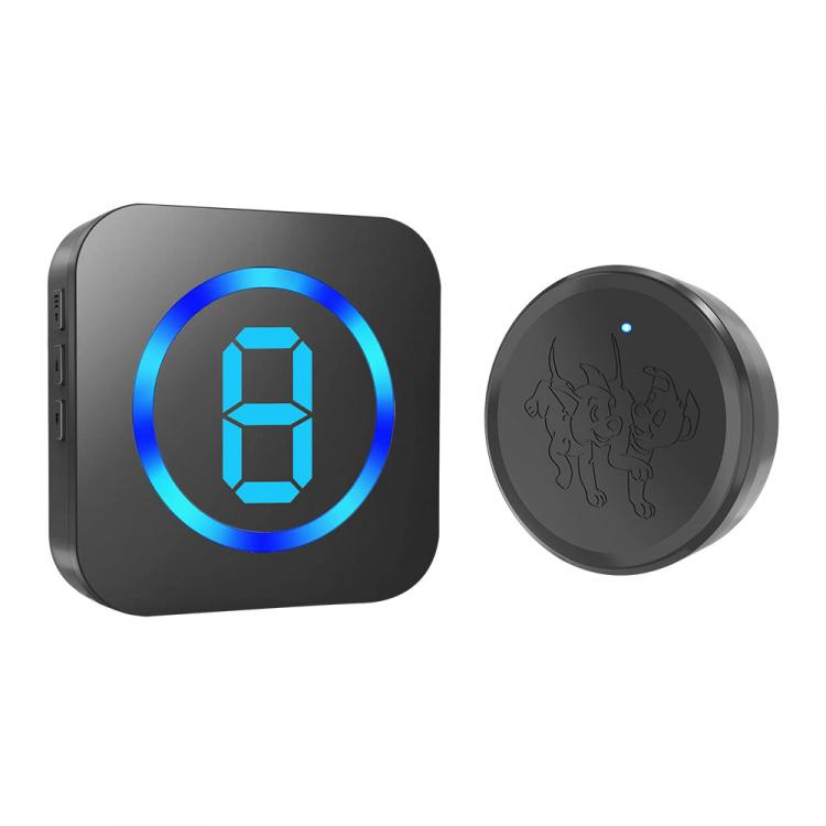 LED數(shù)顯多防區(qū)寵物觸摸門(mén)鈴套裝跨境防水無(wú)線老人SOS呼叫求助按鈕 交流供電門(mén)鈴 第1張